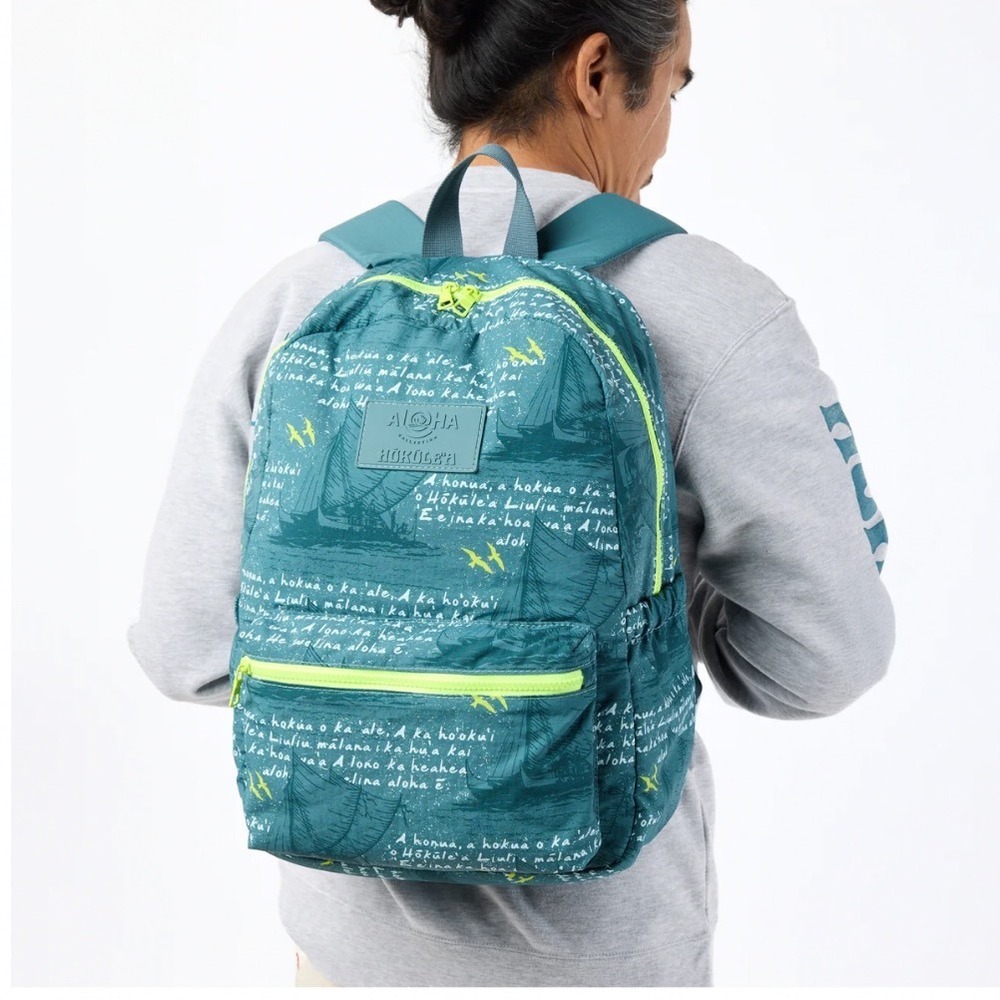 NEW‎ Aloha Collection Holomoana Hokulea 50 Years Nylon Backpack Limited Edition